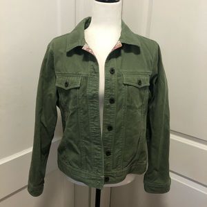 Ll bean ladies spring denim jean jacket size small
